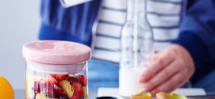Salade de fruits sauce à l'orange