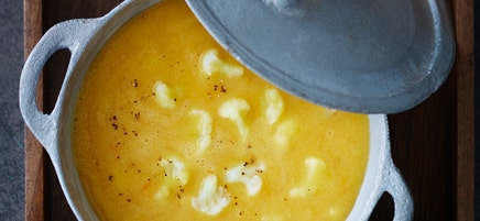 Linsen-Blumenkohl-Suppe