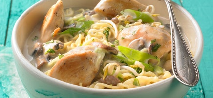 Thai-Suppe mit Poulet