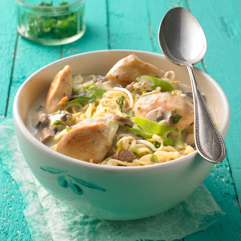 Thai-Suppe mit Poulet