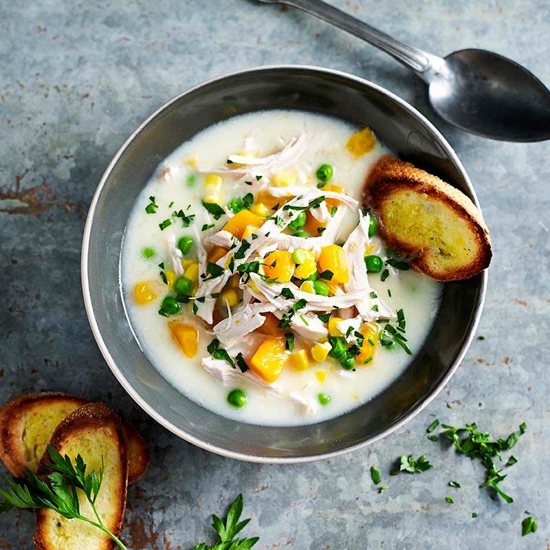 Creamy country chicken soup