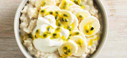 Tropical almond porridge