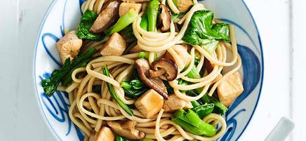 Chicken yaki udon