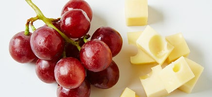Swiss Cheese and Grapes