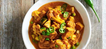 Chicken and vegetable curry
