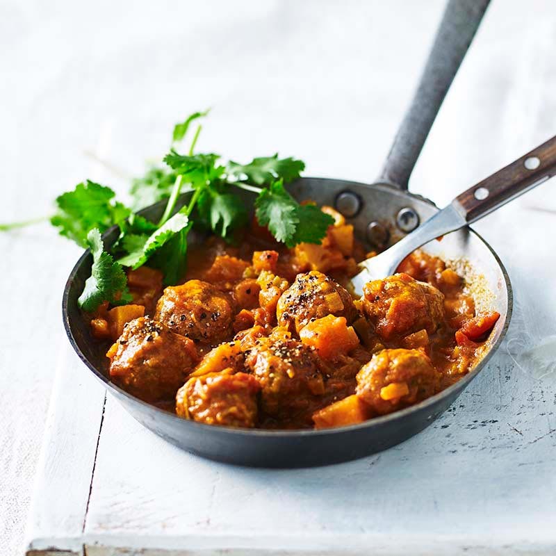 Nepalese lamb meatball curry