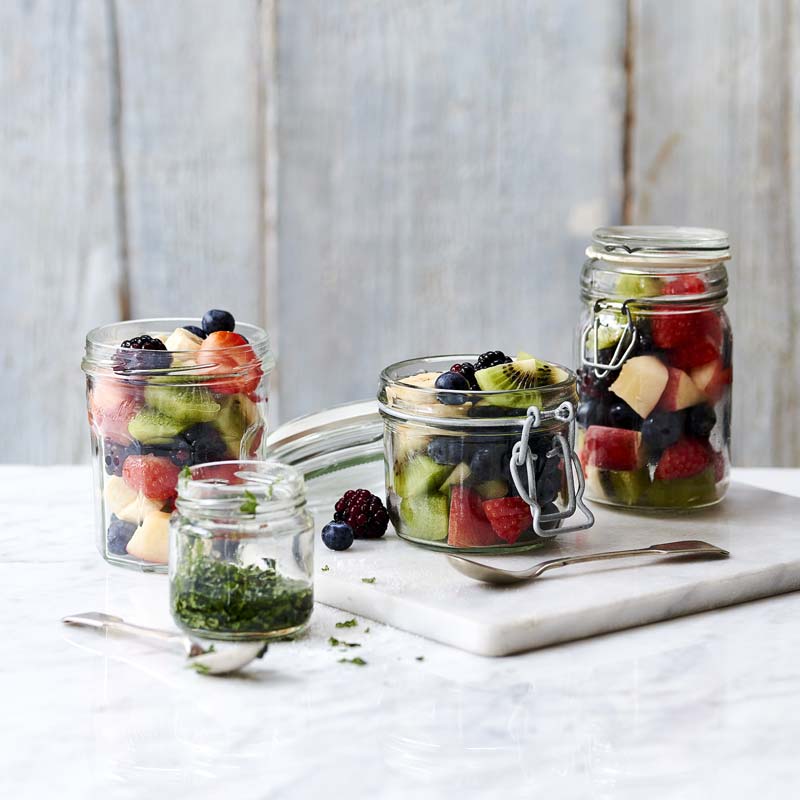 ViktVäktarna - Fruktsallad med vanilj- och myntadressing