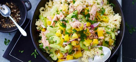 Salade de couscous au thon
