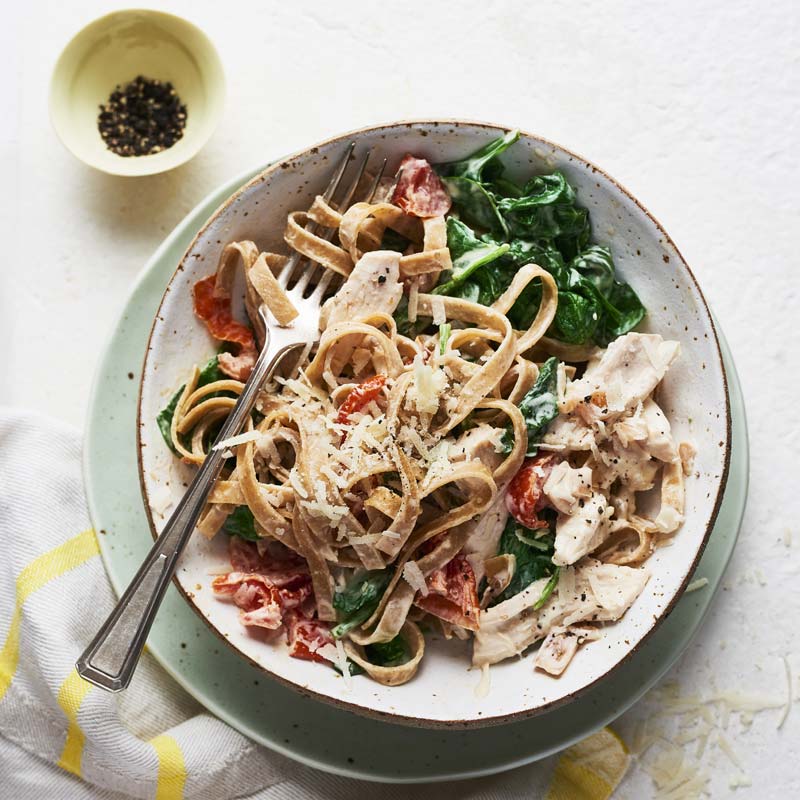 ViktVäktarna - Kycklingpasta Florentine