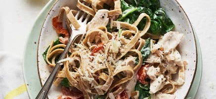 Kycklingpasta Florentine