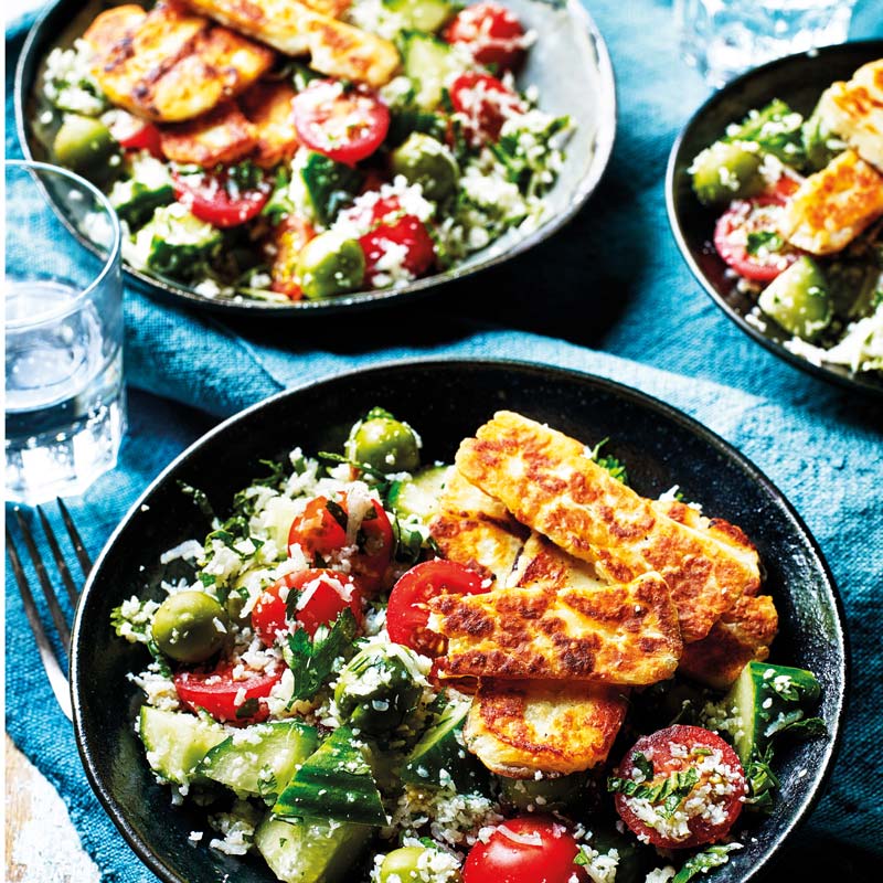 Halloumi med blomkålstabbouleh - ViktVäktarna