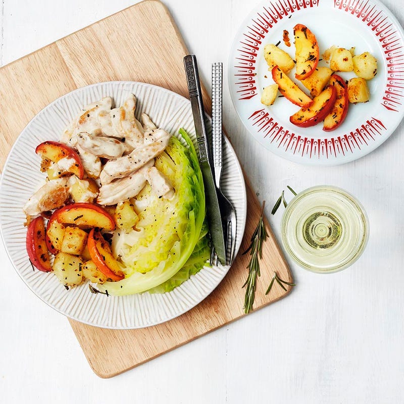 Photo of Creamy chicken with sautéed potatoes & apple by WW