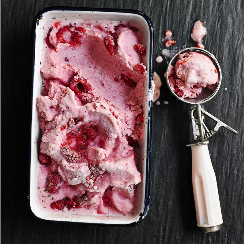 ViktVäktarna - Frozen yoghurt med hallon