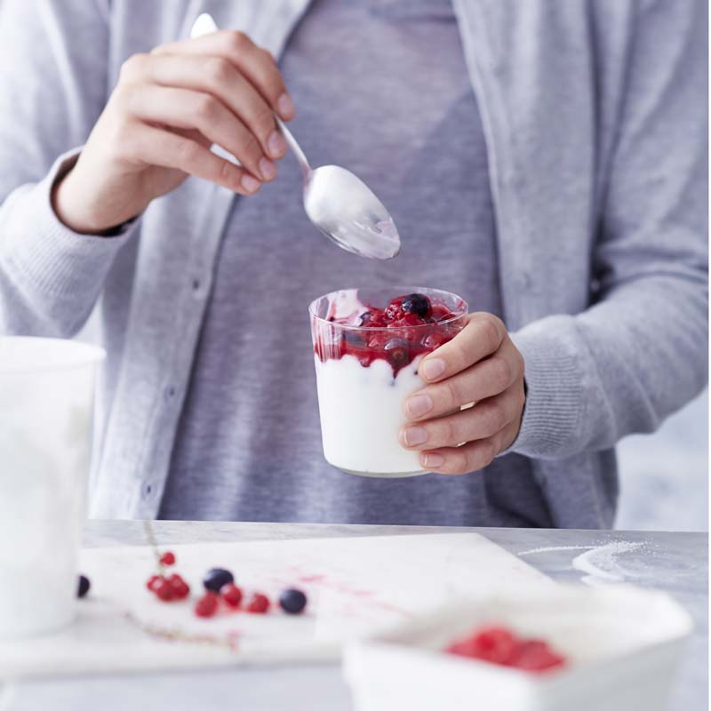 ViktVäktarna - Vaniljyoghurt med varma bär