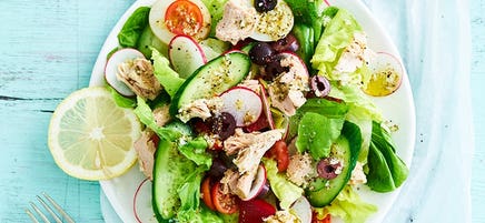 Mediterranean tuna salad