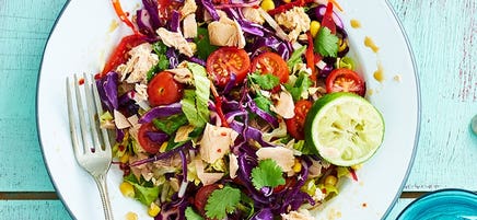 Chilli tuna slaw