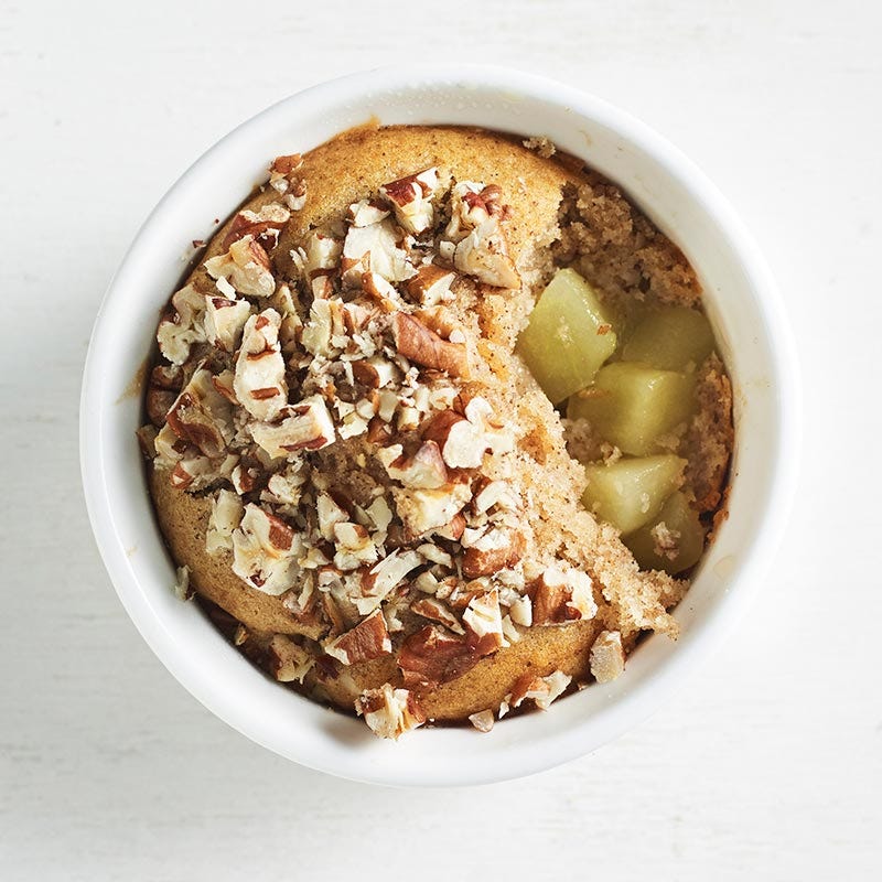Apple and pecan puddings