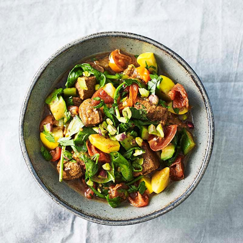 Quick lamb tagine