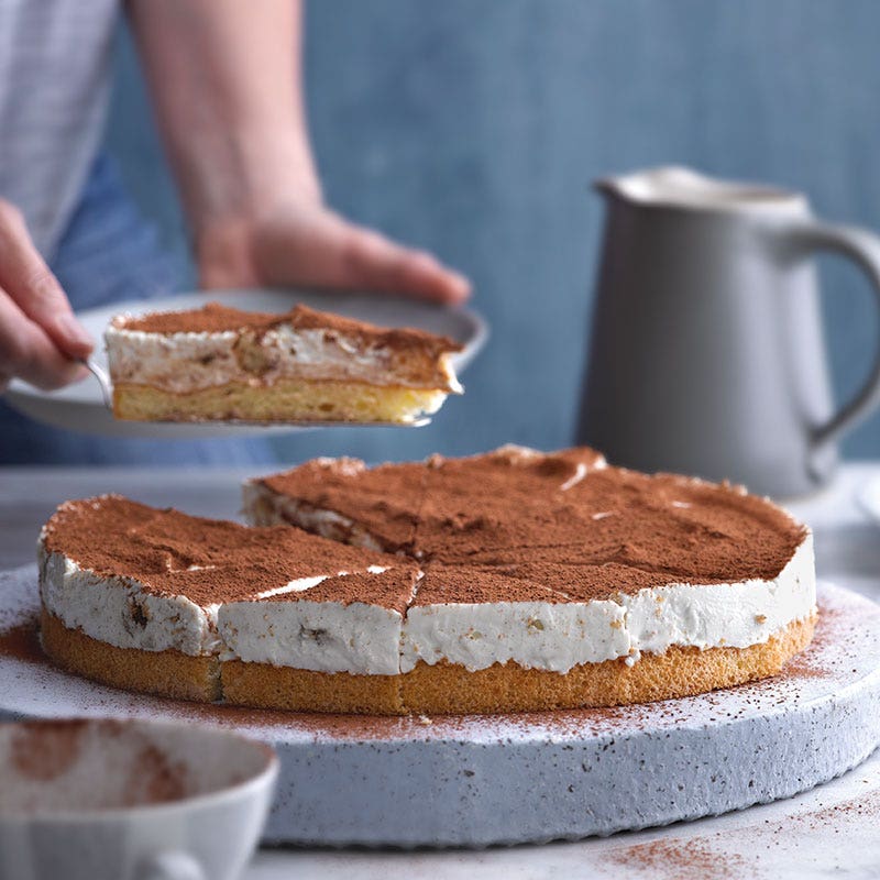 Tiramisu-Torte mit Quarkcreme