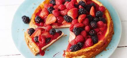 Cheesecake met bosvruchten