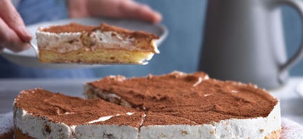 Tiramisu-Torte mit Quarkcreme