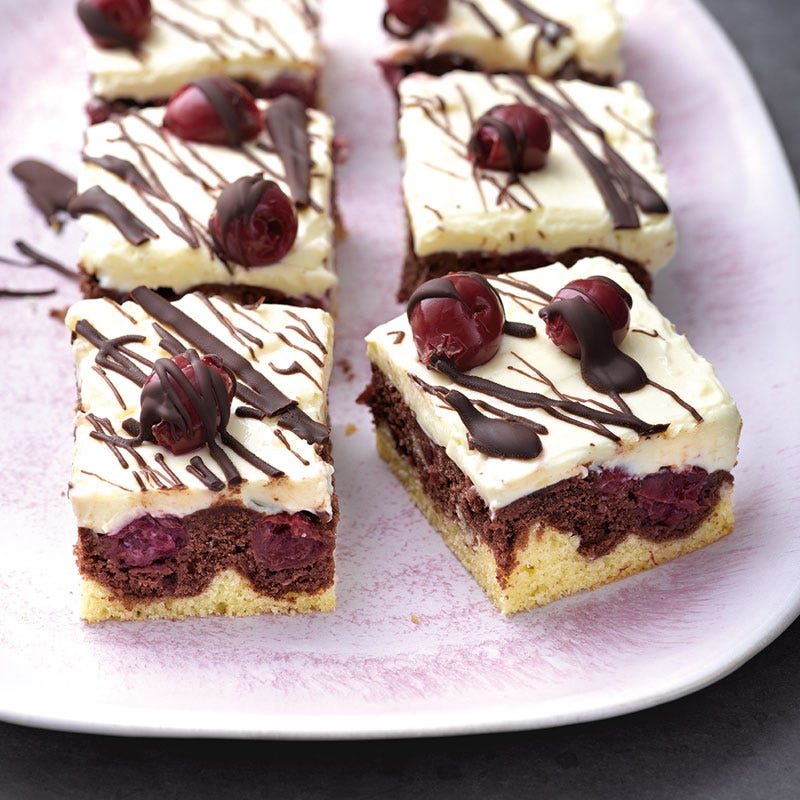 Schoko-Kirsch-Schnitten