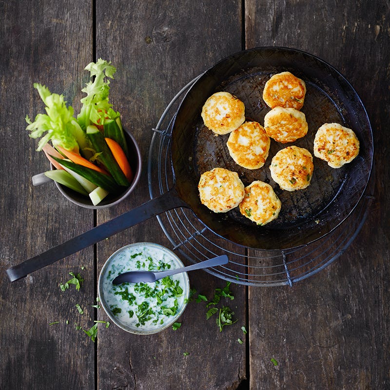 Foto van Visburgers met kruidendip door WW