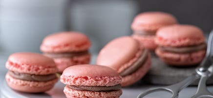 Macarons au chocolat