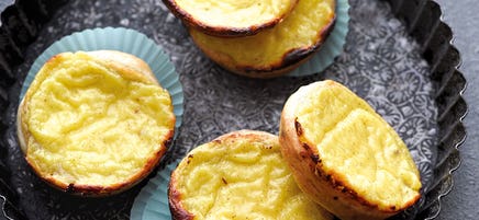 Tartelettes au flan à la portugaise