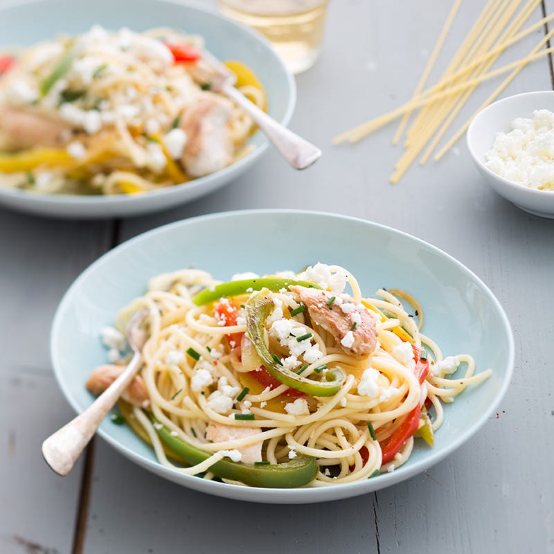 Pâtes à la basquaise