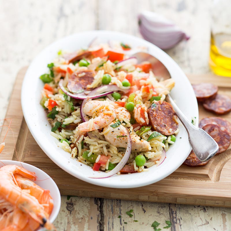 Salade comme une paella