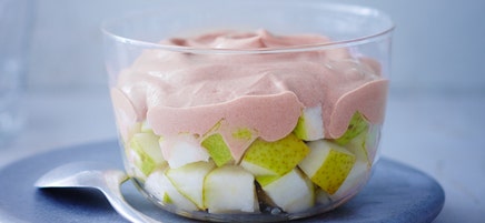 Yogourt poire-chocolat