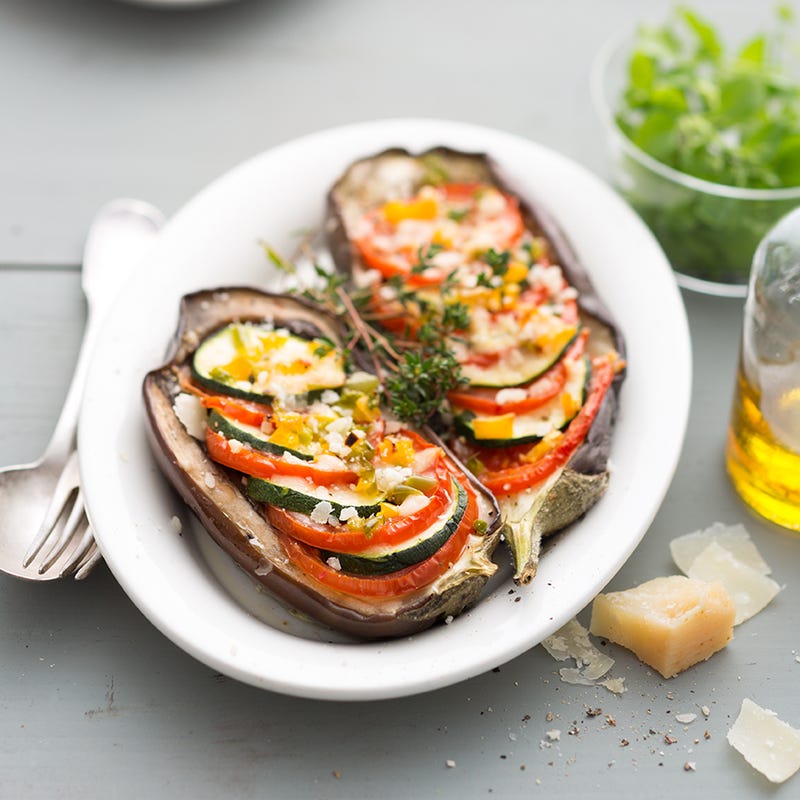 Tian en coque d’aubergine