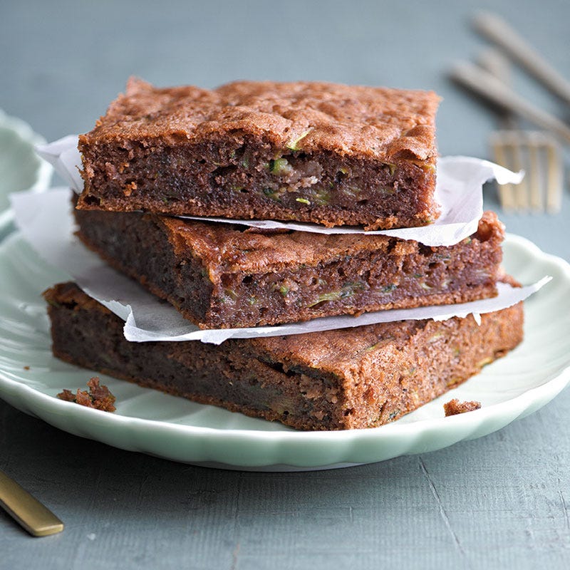 Zucchini-Kakao-Schnitten