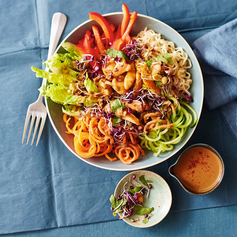 Photo de Bowl oriental et vinaigrette aux cacahuètes prise par WW