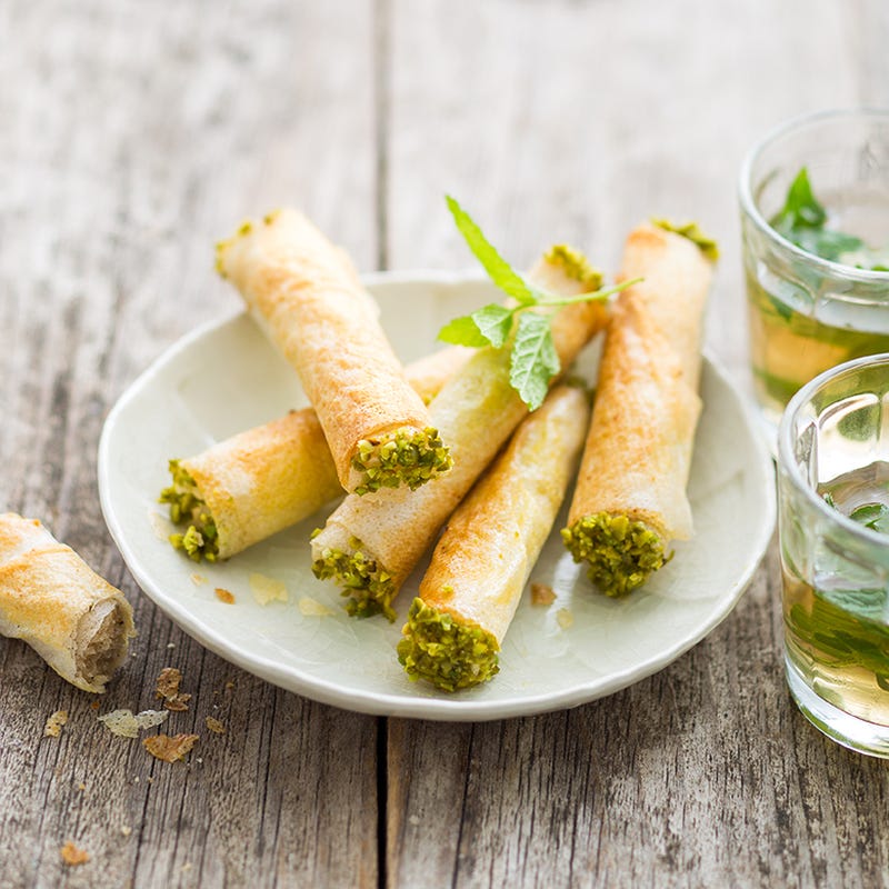 Cigares amandes pistaches et miel