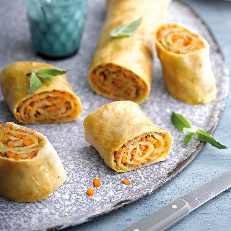 Karottenstrudel nach orientalischer Art