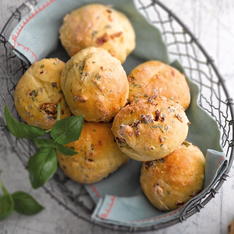Brötchen mit mediterranen Kräutern