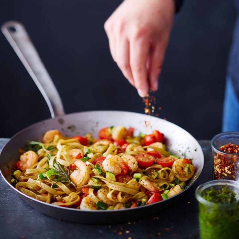 20-Minuten-Crevettenpfanne