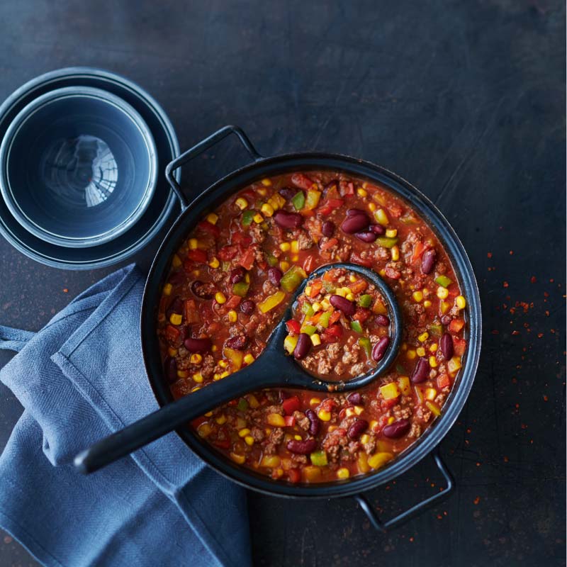 ViktVäktarna - Chili con carne med bönor och majs