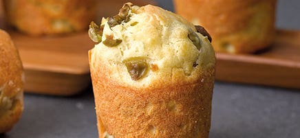 Popovers épicés aux olives