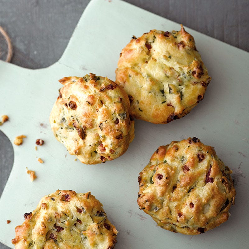 Schinken-Muffins mit Bärlauch
