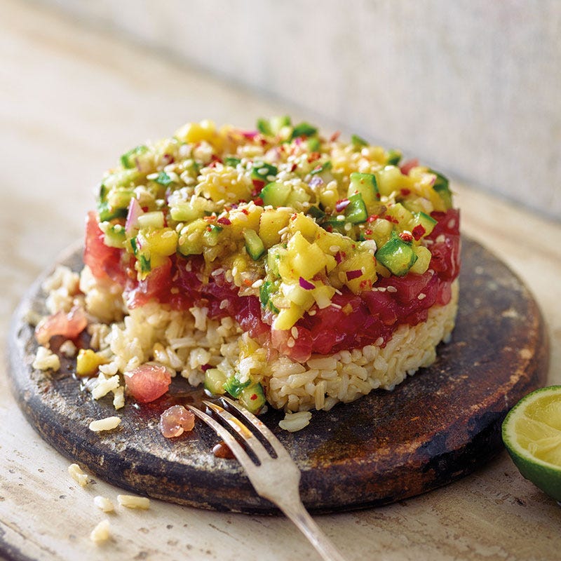 Thunfisch-Teriyaki-Tatar