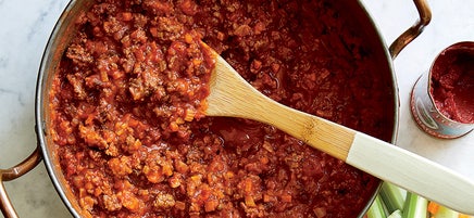 Homemade Bolognese sauce
