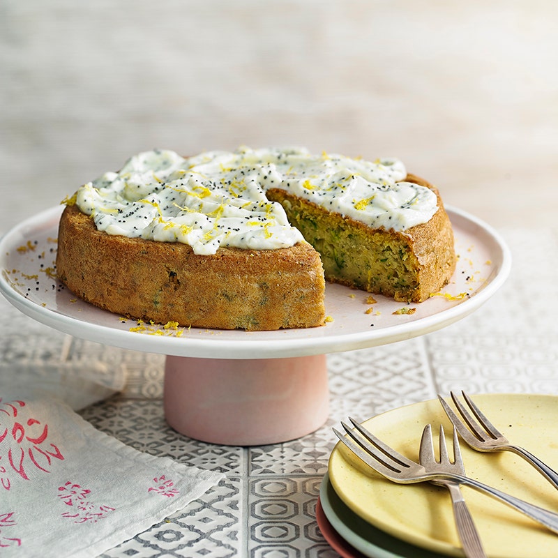 ViktVäktarna - Zucchinikaka med citron- och vallmoglasyr