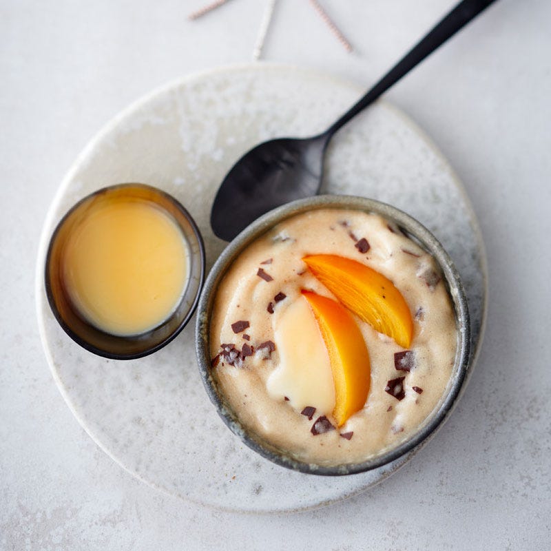 Zimt-Nicecream mit Eierlikör