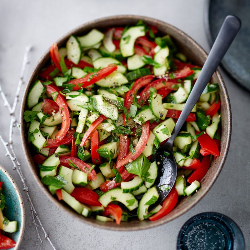 Gurken-Tomaten-Salat