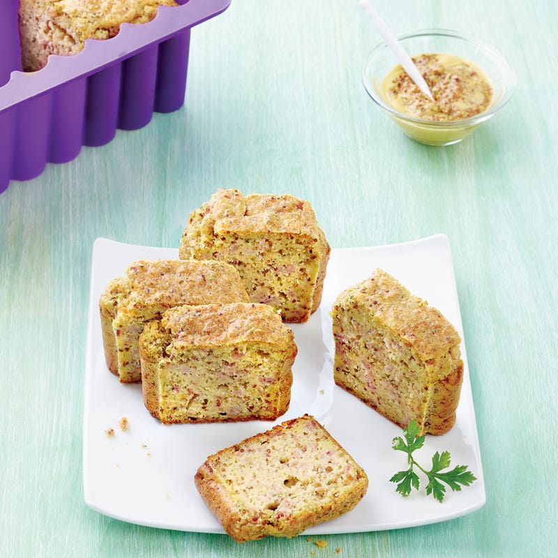 Cake à la moutarde à l'ancienne