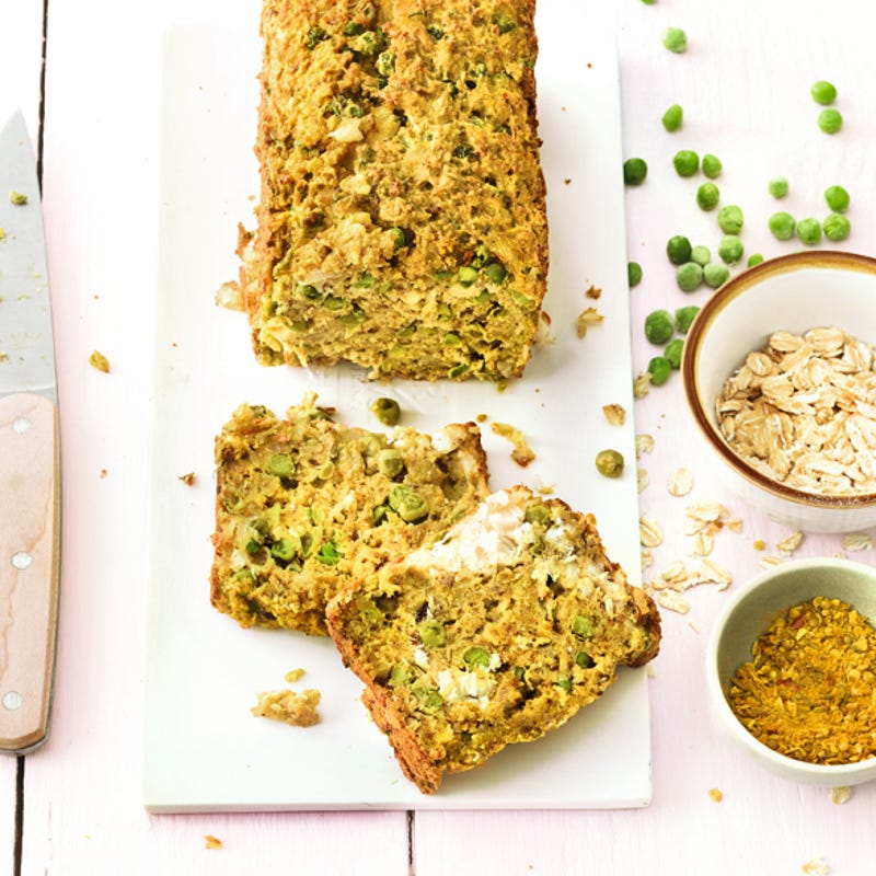 Photo de/du Cake au cabillaud et aux petits pois curry par WW