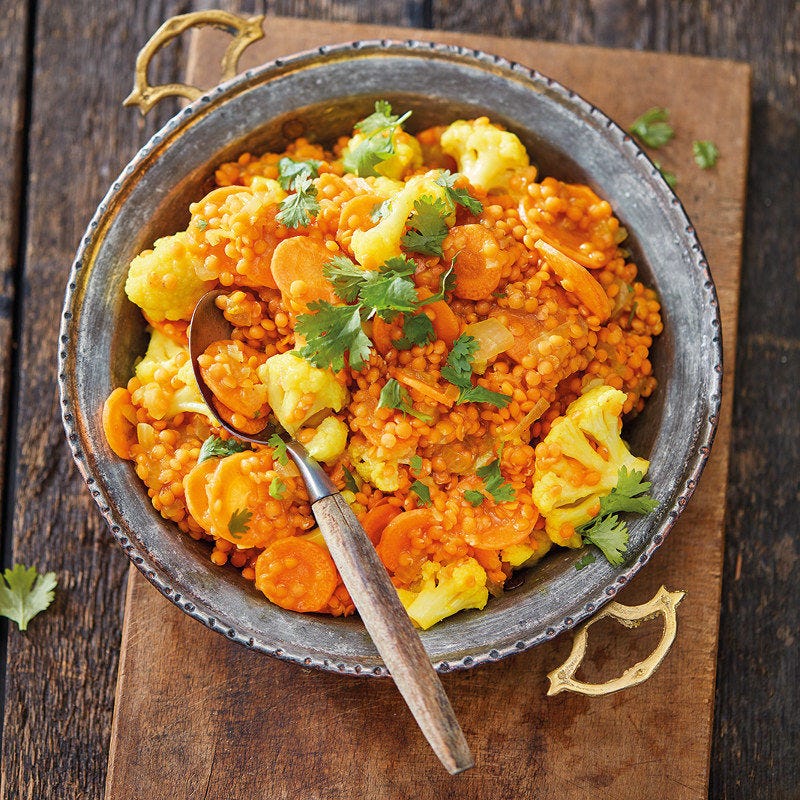 Blumenkohl-Linsen-Dal